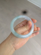 Load image into Gallery viewer, 55mm Certified 100% natural Type A icy watery light green  jadeite jade bangle BH33-5829
