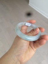 Load image into Gallery viewer, 55mm Certified 100% natural Type A icy watery light green  jadeite jade bangle BH33-5829
