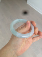 Load image into Gallery viewer, 55mm Certified 100% natural Type A icy watery light green  jadeite jade bangle BH33-5829
