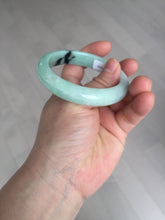 Load image into Gallery viewer, 54mm Certified Type A 100% Natural apple green dark green Jadeite Jade bangle BM23-0236
