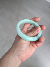 Load image into Gallery viewer, 54mm Certified Type A 100% Natural apple green dark green Jadeite Jade bangle BM23-0236
