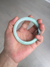 Load image into Gallery viewer, 54mm Certified Type A 100% Natural apple green dark green Jadeite Jade bangle BM23-0236
