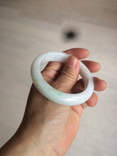 Load image into Gallery viewer, 53mm 100% natural Type A white/sunny green/red Jadeite jade bangle AE64-8013
