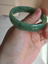 Load image into Gallery viewer, 52.8mm certified 100% natural Type A forest green dark green jadeite jade bangle BP15-8593
