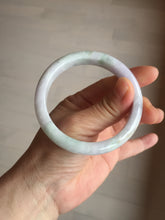 Load image into Gallery viewer, 56.6mm certificated Type A 100% Natural green purple white Jadeite Jade bangle BL67-6247
