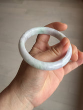 Load image into Gallery viewer, 56.6mm certificated Type A 100% Natural green purple white Jadeite Jade bangle BL67-6247
