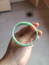 Load image into Gallery viewer, 52.5mm certified 100% natural Type A sunny green jadeite jade bangle BK5-3359
