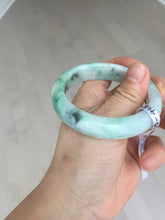 Load image into Gallery viewer, 53.7mm Certified 100% natural Type A sunny green purple jadeite jade bangle BQ33-4150
