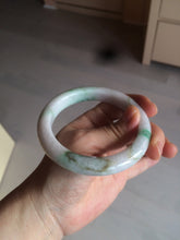 Load image into Gallery viewer, 60mm certified 100% natural type A sunny green white  jadeite jade bangle BH31-5424
