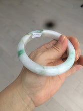 Load image into Gallery viewer, 60mm certified 100% natural type A sunny green white  jadeite jade bangle BH31-5424
