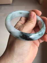 Load image into Gallery viewer, 57mm Certified Type A 100% Natural sunny green/dark green Jadeite Jade bangle AM94-2724
