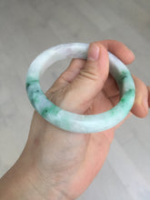 Load image into Gallery viewer, 53.7mm Certified 100% natural Type A sunny green purple jadeite jade bangle BQ34-4135
