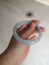 Load image into Gallery viewer, 56.4mm 100% natural Type A icy light green/purple jadeite jade bangle AX52-0307
