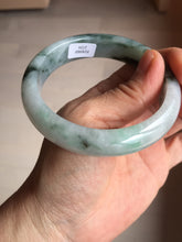 Load image into Gallery viewer, 57mm Certified Type A 100% Natural sunny green/dark green Jadeite Jade bangle AM94-2724
