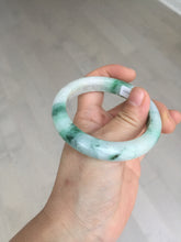 Load image into Gallery viewer, 53.7mm Certified 100% natural Type A sunny green purple jadeite jade bangle BQ35-4145
