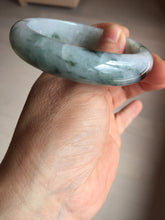 Load image into Gallery viewer, 57mm Certified Type A 100% Natural sunny green/dark green Jadeite Jade bangle AM94-2724
