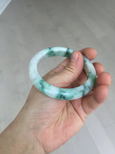 Load image into Gallery viewer, 53.7mm Certified 100% natural Type A sunny green purple jadeite jade bangle BQ35-4145
