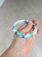 Load image into Gallery viewer, 53.7mm Certified 100% natural Type A sunny green purple jadeite jade bangle BQ35-4145
