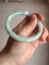 Load image into Gallery viewer, 55.7mm Certified 100% natural Type A light green round cut jadeite jade bangle BL54-3291
