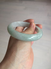 Load image into Gallery viewer, 58.8mm Certified Type A 100% Natural icy watery green white Jadeite Jade bangle BH86-9115
