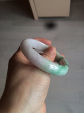 Load image into Gallery viewer, 55mm Certified 100% natural Type A sunny green/purple/white jadeite jade bangle BH29-5417
