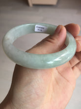 Load image into Gallery viewer, 58.8mm Certified Type A 100% Natural icy watery green white Jadeite Jade bangle BH86-9115
