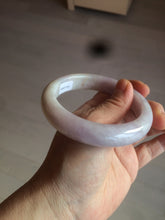 Load image into Gallery viewer, 59.8mm Certified Type A 100% Natural white/purple/pink jadeite Jade bangle BK2-8361
