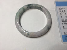 Load image into Gallery viewer, 53.5mm Certified type A 100% Natural sunny green/purple/yellow(Fu LU SHOU) Jadeite bangle BN42-5128
