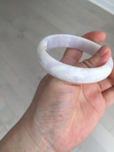 Load image into Gallery viewer, Shopify only. 56.4mm certified 100% natural type A purple/white/brown jadeite jade bangle E83-0825
