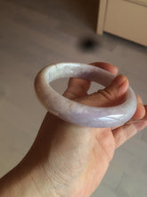 Load image into Gallery viewer, 59.8mm Certified Type A 100% Natural white/purple/pink jadeite Jade bangle BK2-8361
