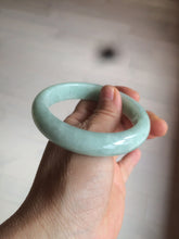 Load image into Gallery viewer, 56.6mm Certified Type A 100% Natural green Jadeite Jade bangle w94-2833
