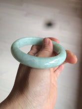 Load image into Gallery viewer, 56.6mm Certified Type A 100% Natural green Jadeite Jade bangle w94-2833
