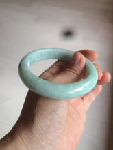 Load image into Gallery viewer, 56.6mm Certified Type A 100% Natural green Jadeite Jade bangle w94-2833
