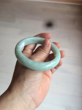 Load image into Gallery viewer, 56.6mm Certified Type A 100% Natural green Jadeite Jade bangle w94-2833
