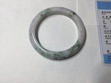 Load image into Gallery viewer, 53.5mm Certified type A 100% Natural sunny green/purple/yellow(Fu LU SHOU) Jadeite bangle BN42-5128
