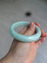 Load image into Gallery viewer, 56.6mm Certified Type A 100% Natural green Jadeite Jade bangle w94-2833
