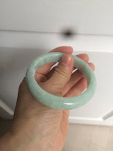 Load image into Gallery viewer, 56.6mm Certified Type A 100% Natural green Jadeite Jade bangle w94-2833
