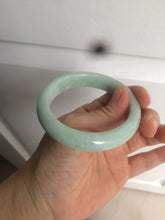 Load image into Gallery viewer, 56.6mm Certified Type A 100% Natural green Jadeite Jade bangle w94-2833
