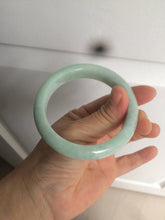 Load image into Gallery viewer, 56.6mm Certified Type A 100% Natural green Jadeite Jade bangle w94-2833
