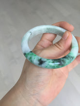 Load image into Gallery viewer, 54.6mm certified Type A 100% Natural sunny green white purple Jadeite Jade bangle BQ46-4148
