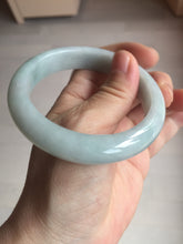 Load image into Gallery viewer, 57.5mm Certified 100% natural Type A light green white jadeite jade bangle B116-5269
