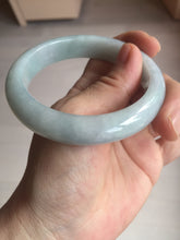 Load image into Gallery viewer, 57.5mm Certified 100% natural Type A light green white jadeite jade bangle B116-5269
