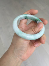 Load image into Gallery viewer, 54.6mm certified Type A 100% Natural sunny green white purple Jadeite Jade bangle BQ46-4148
