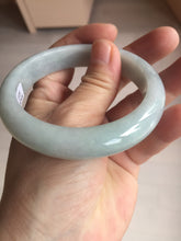 Load image into Gallery viewer, 57.5mm Certified 100% natural Type A light green white jadeite jade bangle B116-5269
