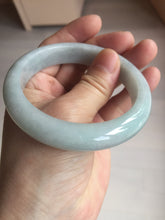 Load image into Gallery viewer, 57.5mm Certified 100% natural Type A light green white jadeite jade bangle B116-5269
