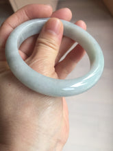 Load image into Gallery viewer, 57.5mm Certified 100% natural Type A light green white jadeite jade bangle B116-5269
