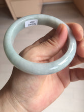 Load image into Gallery viewer, 57.5mm Certified 100% natural Type A light green white jadeite jade bangle B116-5269
