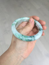 Load image into Gallery viewer, 57.7mm certified Type A 100% Natural sunny green white purple Jadeite Jade bangle BQ44-4138
