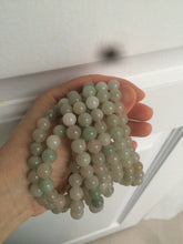 Load image into Gallery viewer, 7.9-8.2mm 100% natural pale pink/gary/green Quartzite (Shetaicui jade) bangle XY14 add on
