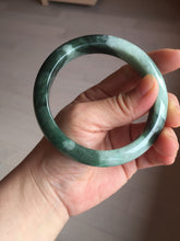 Load image into Gallery viewer, 卖了 61mm Certified Type A 100% Natural forest dark green Jadeite jade bangle BF131-2711
